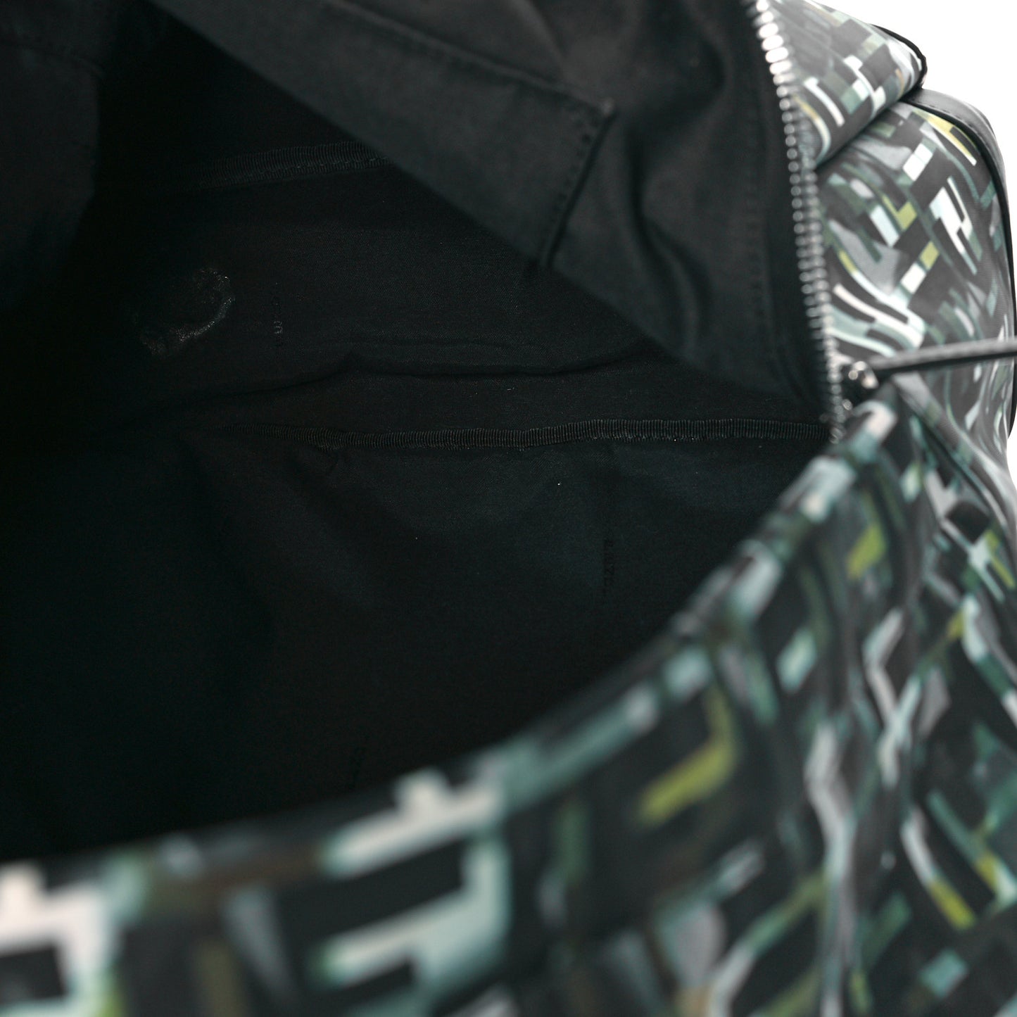 Nylon CamouFF Pouch Pocket Backpack Black Multicolor