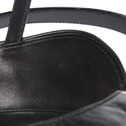 Christian Dior Calfskin Saddle Bag Black 7 of 11
