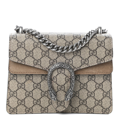 Gucci GG Supreme Monogram Mini Dionysus Shoulder Bag Taupe 1 of 8