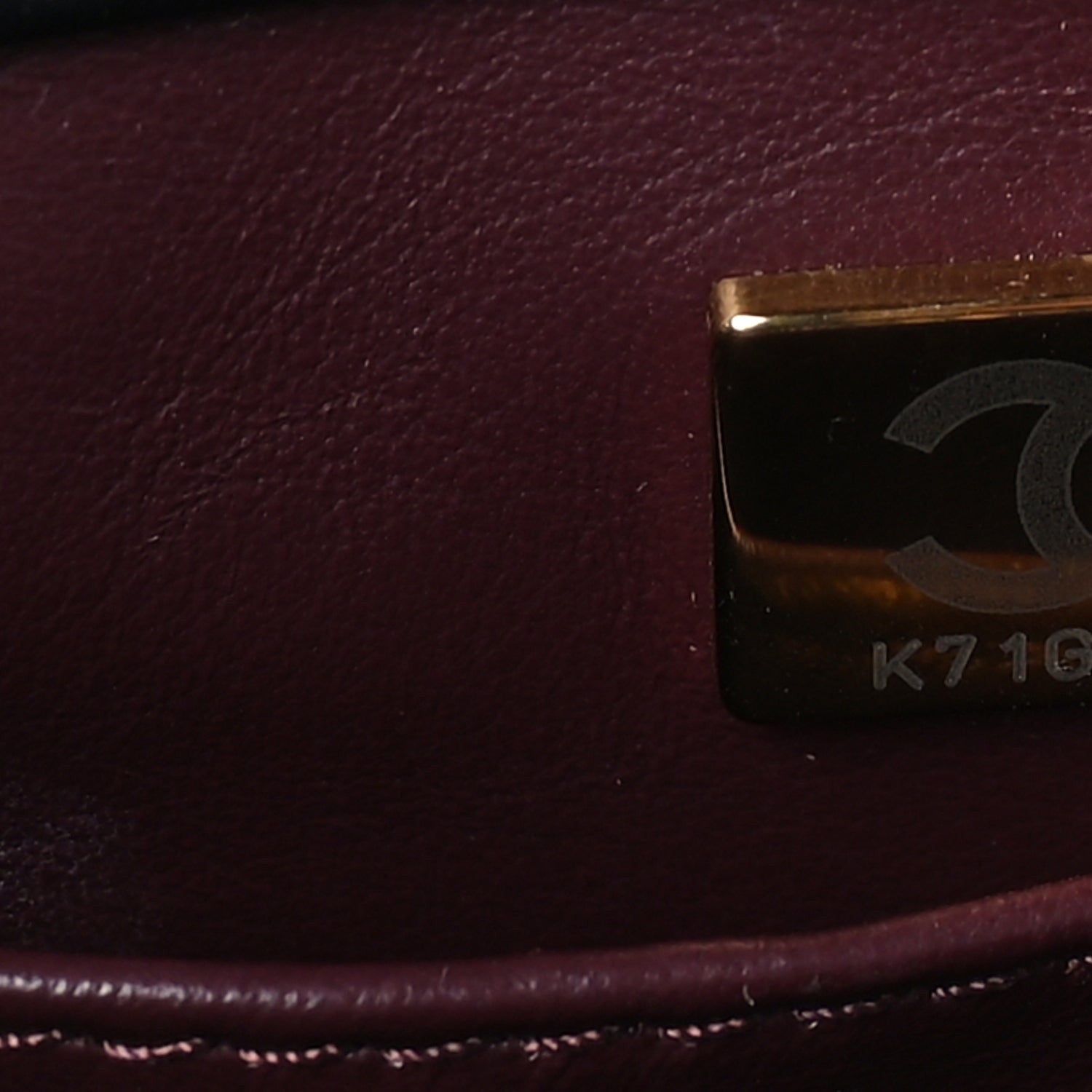 Chanel Calfskin Quilted Small Logo Coco Handle Flap Black 6 of 7