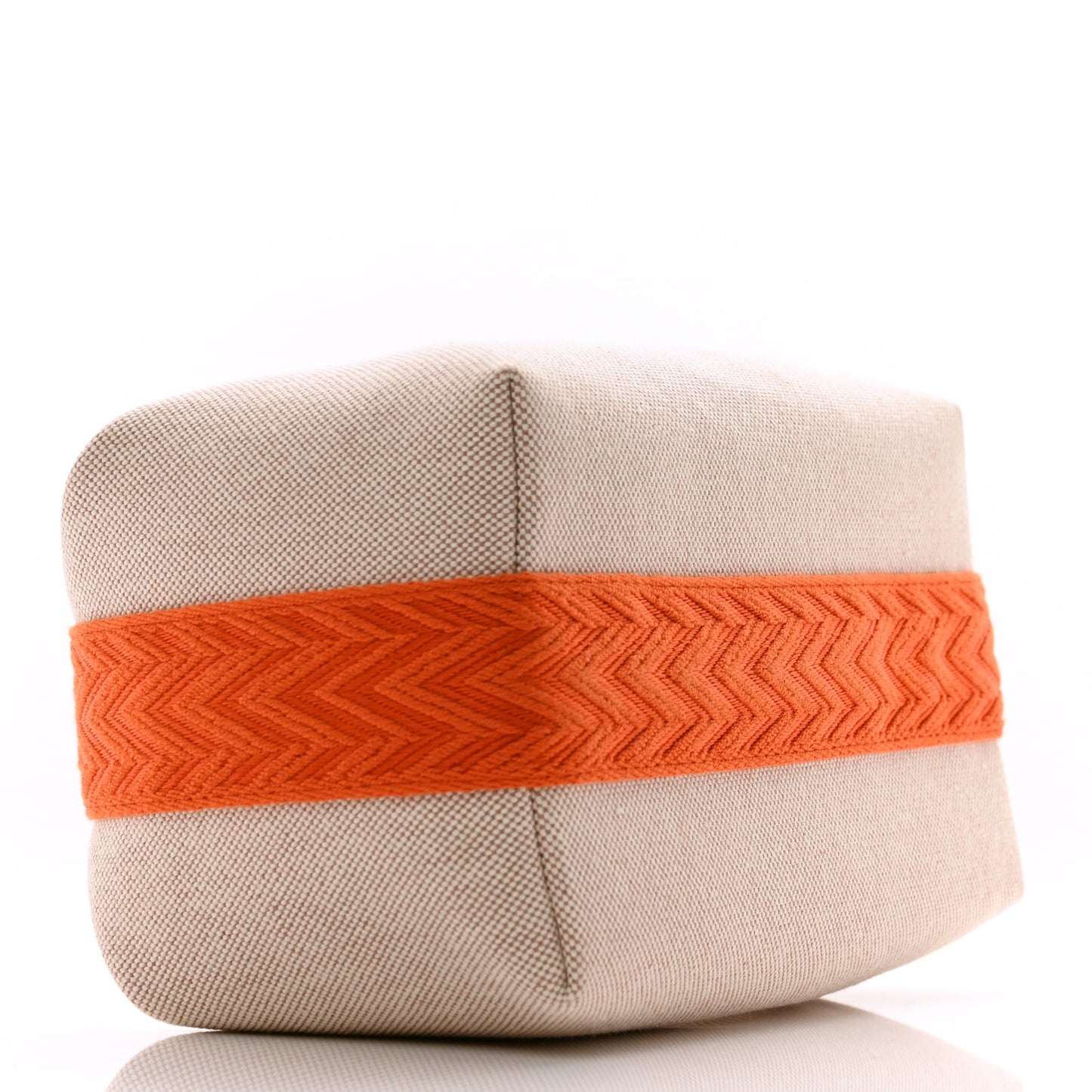 Canvas Small Bride-A-Brac Pouch Natural Orange