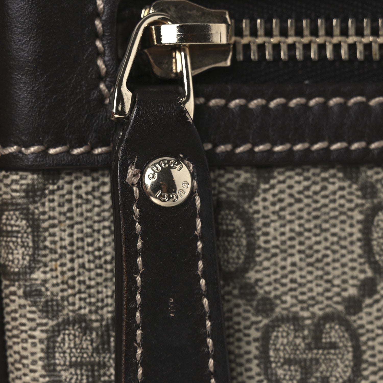 Gucci GG Plus Monogram Small Shoulder Bag Dark Brown 11 of 12