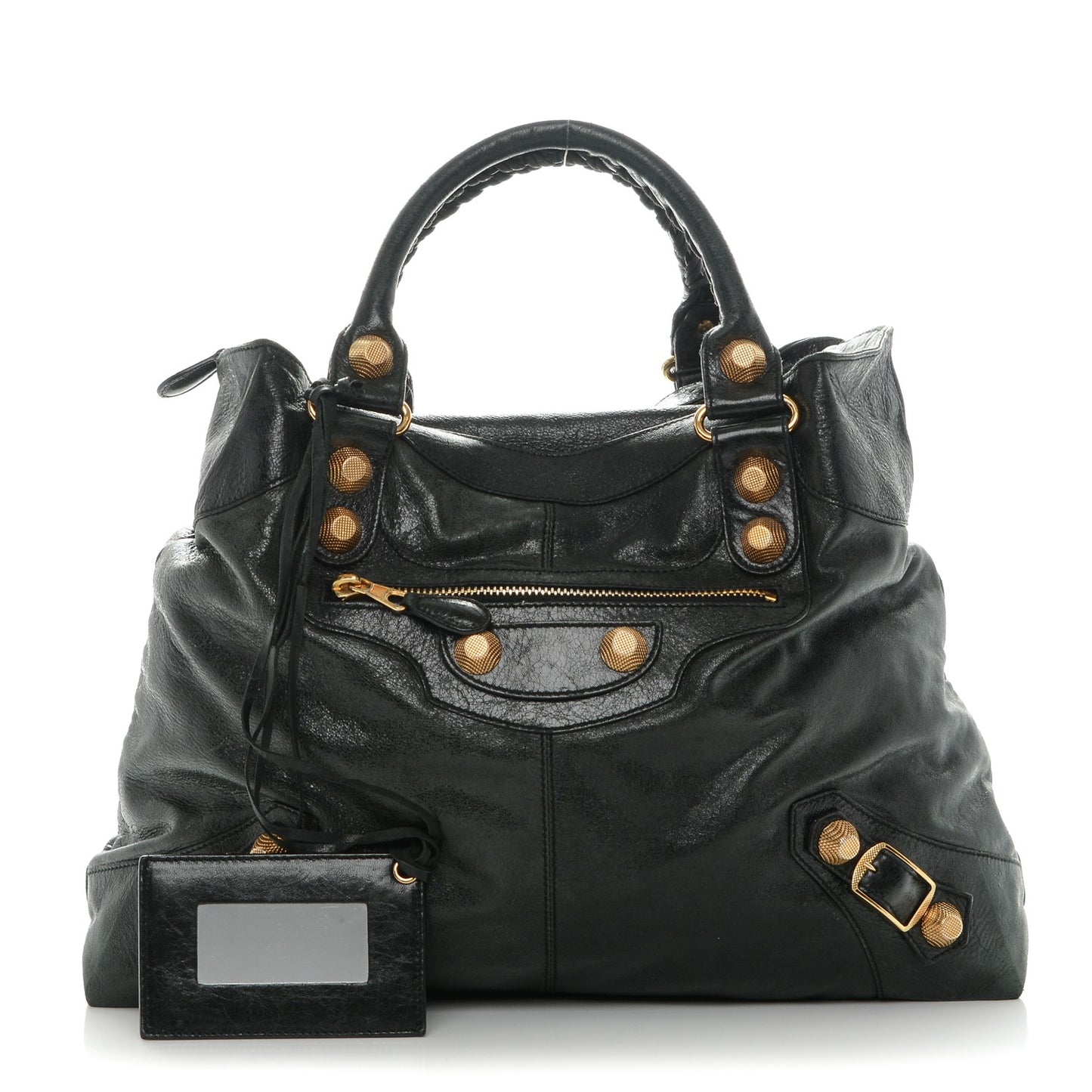 Agneau Giant 21 Gold Hardware Brief Black