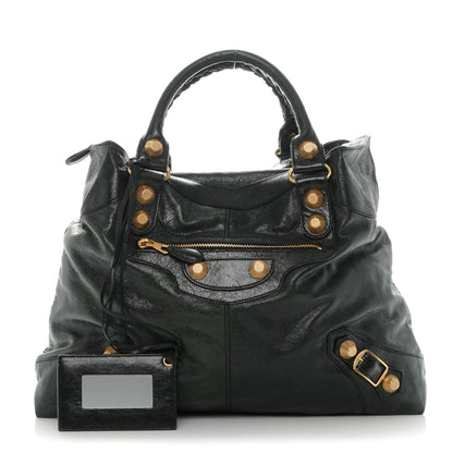 Balenciaga Agneau Giant 21 Gold Hardware Brief Black 1 of 8