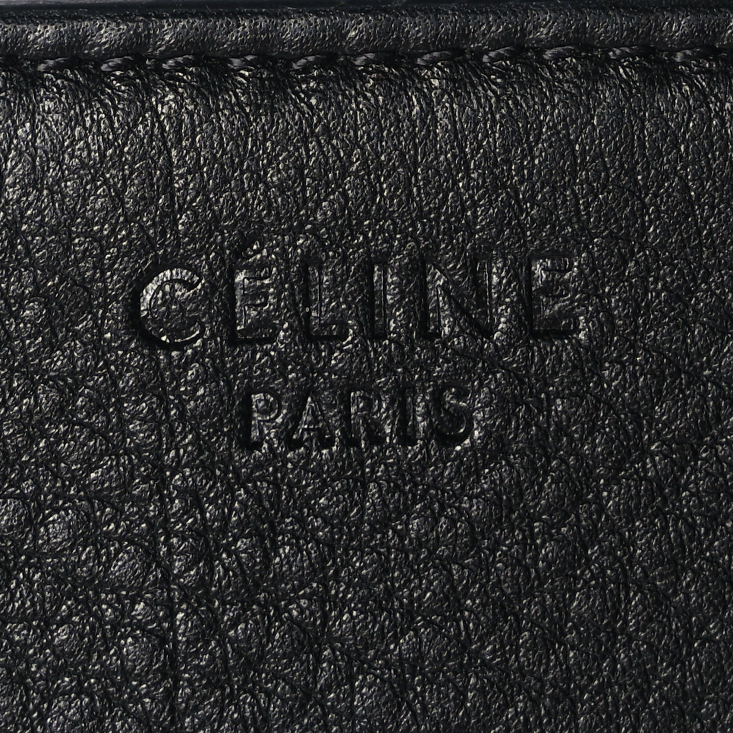 Celine Supple Calfskin Medium Phantom Luggage  Black 5 of 8
