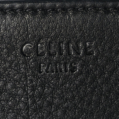 Celine Supple Calfskin Medium Phantom Luggage  Black 5 of 8