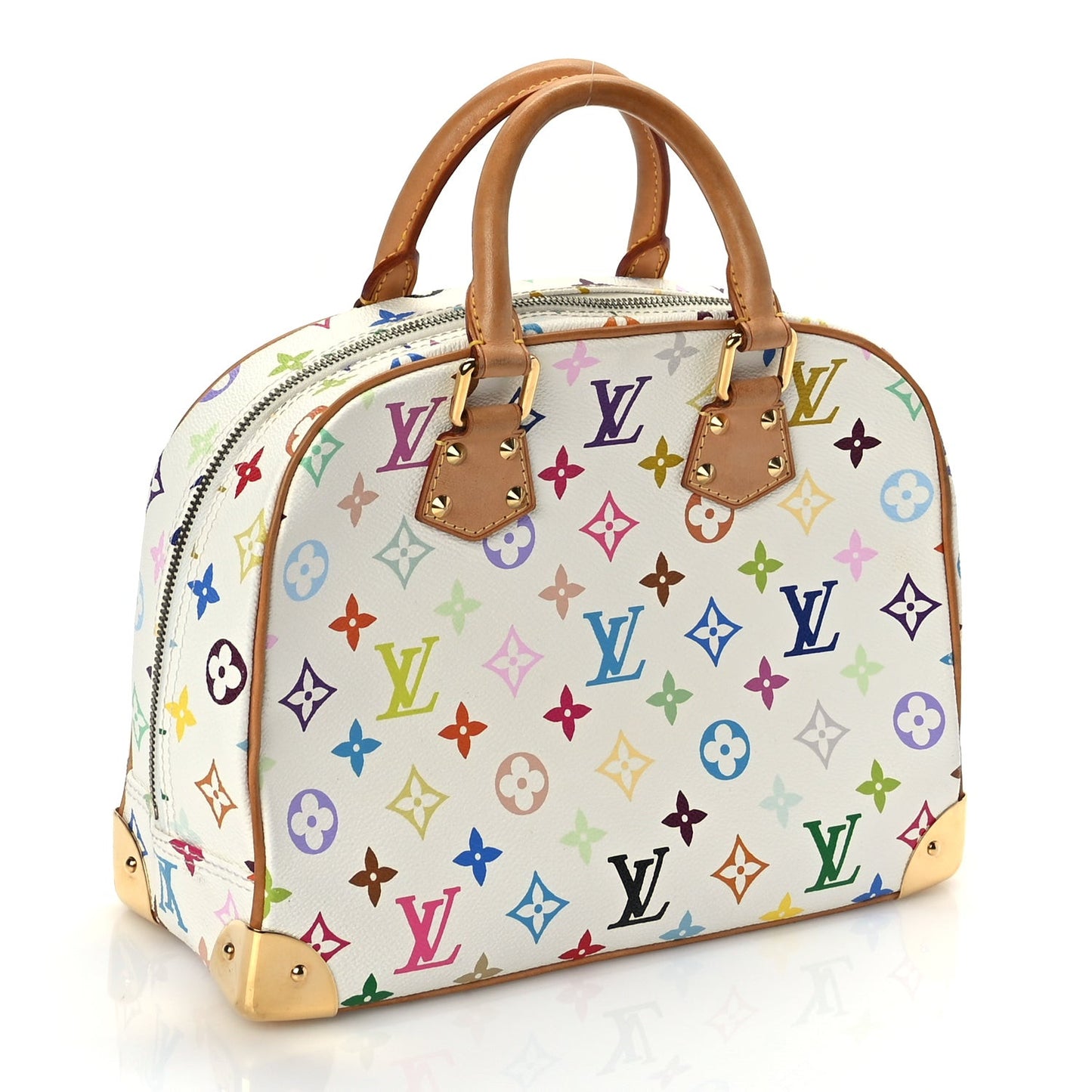 Monogram Multicolor Trouville White
