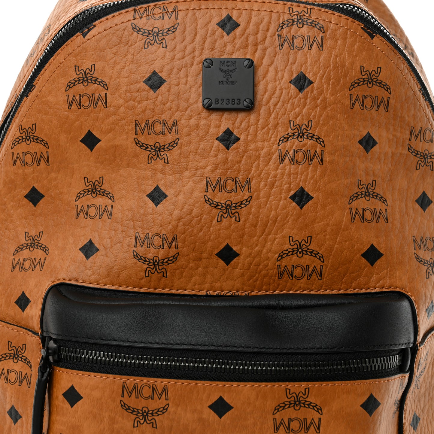 Visetos Small Stark Backpack Cognac Black