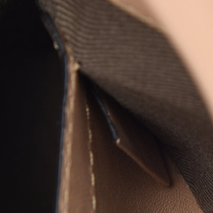 Chloe Calfskin Crocodile Embossed Mini Marcie Round Crossbody Bag Nut 8 of 8