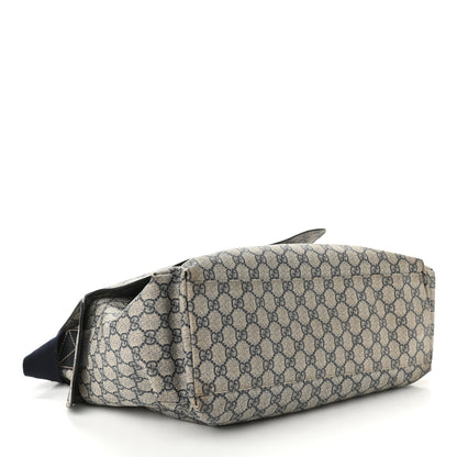 Gucci GG Plus Monogram Messenger Diaper Bag Navy 4 of 14