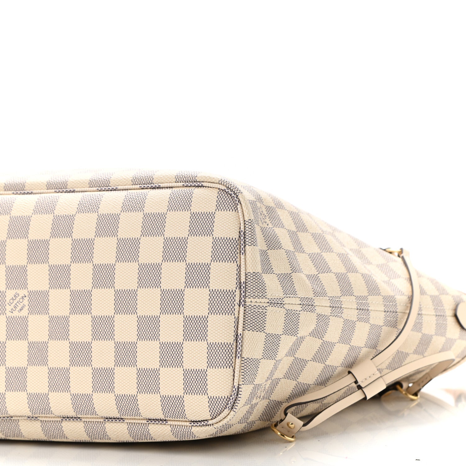 Louis Vuitton Damier Azur Braided Neverfull MM Pink 10 of 10