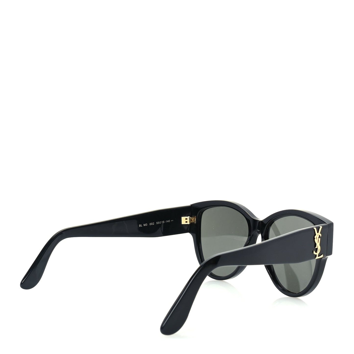 Acetate Cateye Sunglasses SL M95 F  Black