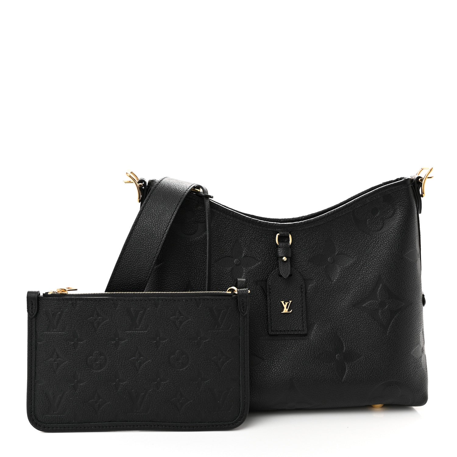 Louis Vuitton Empreinte Carryall PM Black 3 of 10