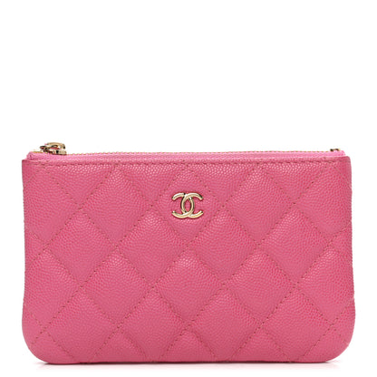 Chanel Caviar Quilted Small Cosmetic Case Pink 1 of 8