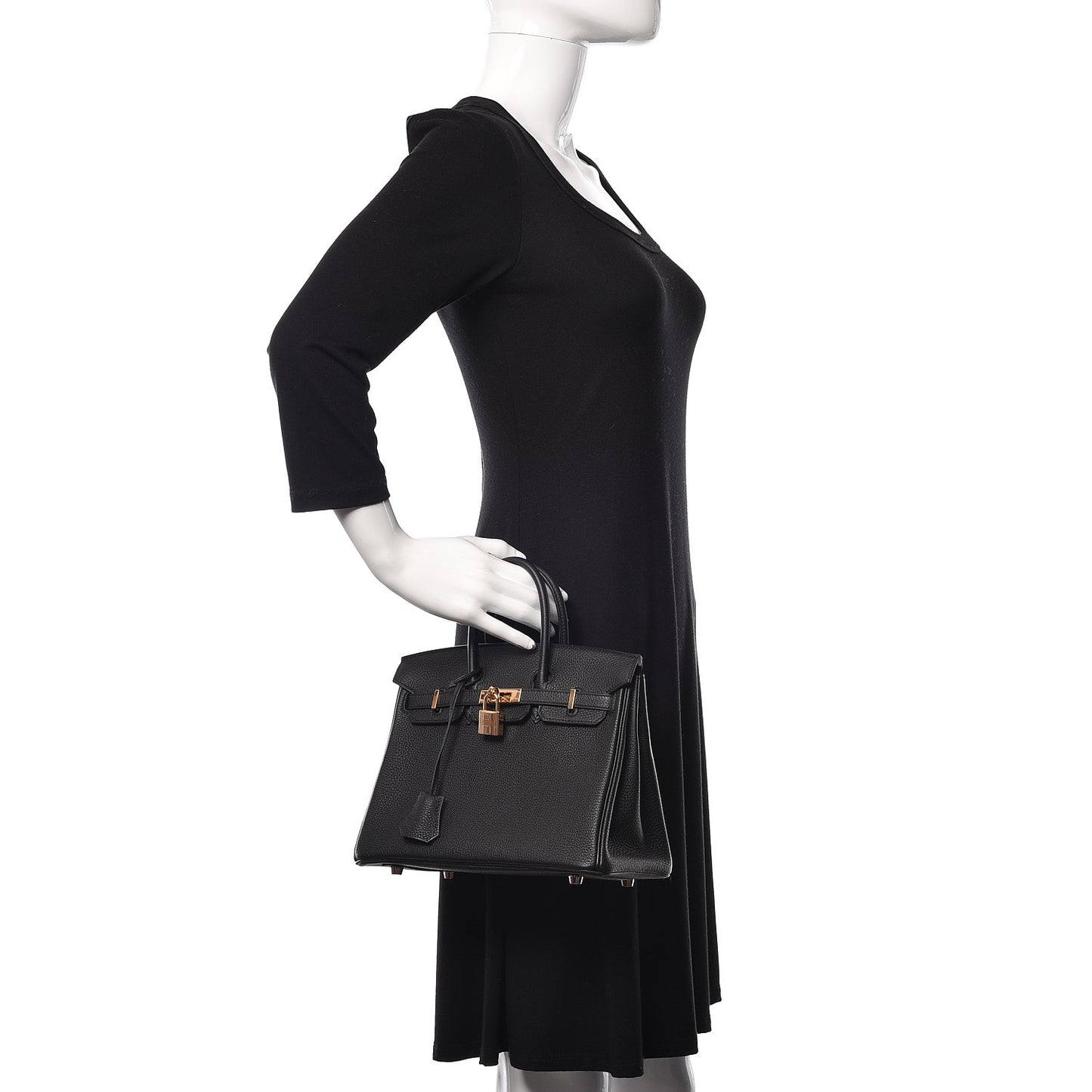 Togo Birkin 25 Black