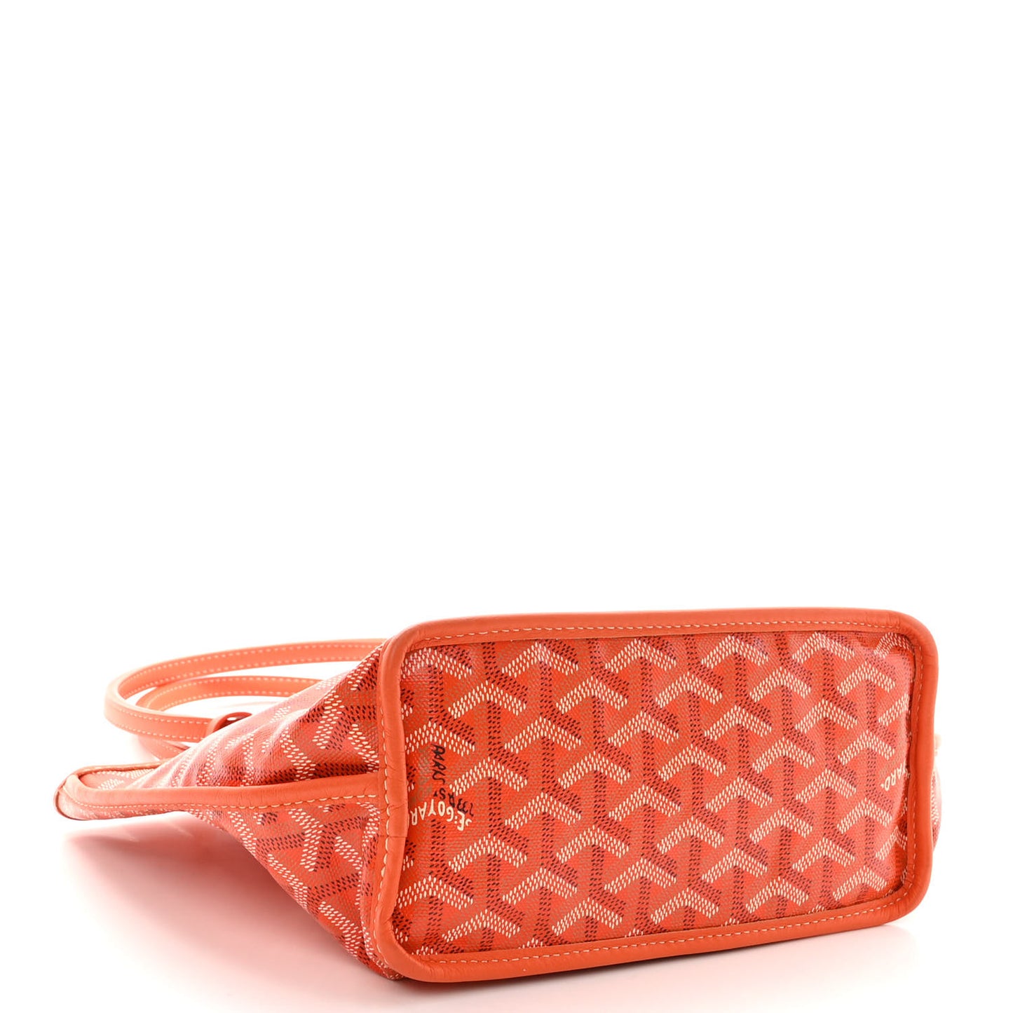 Goyardine Reversible Mini Anjou Orange