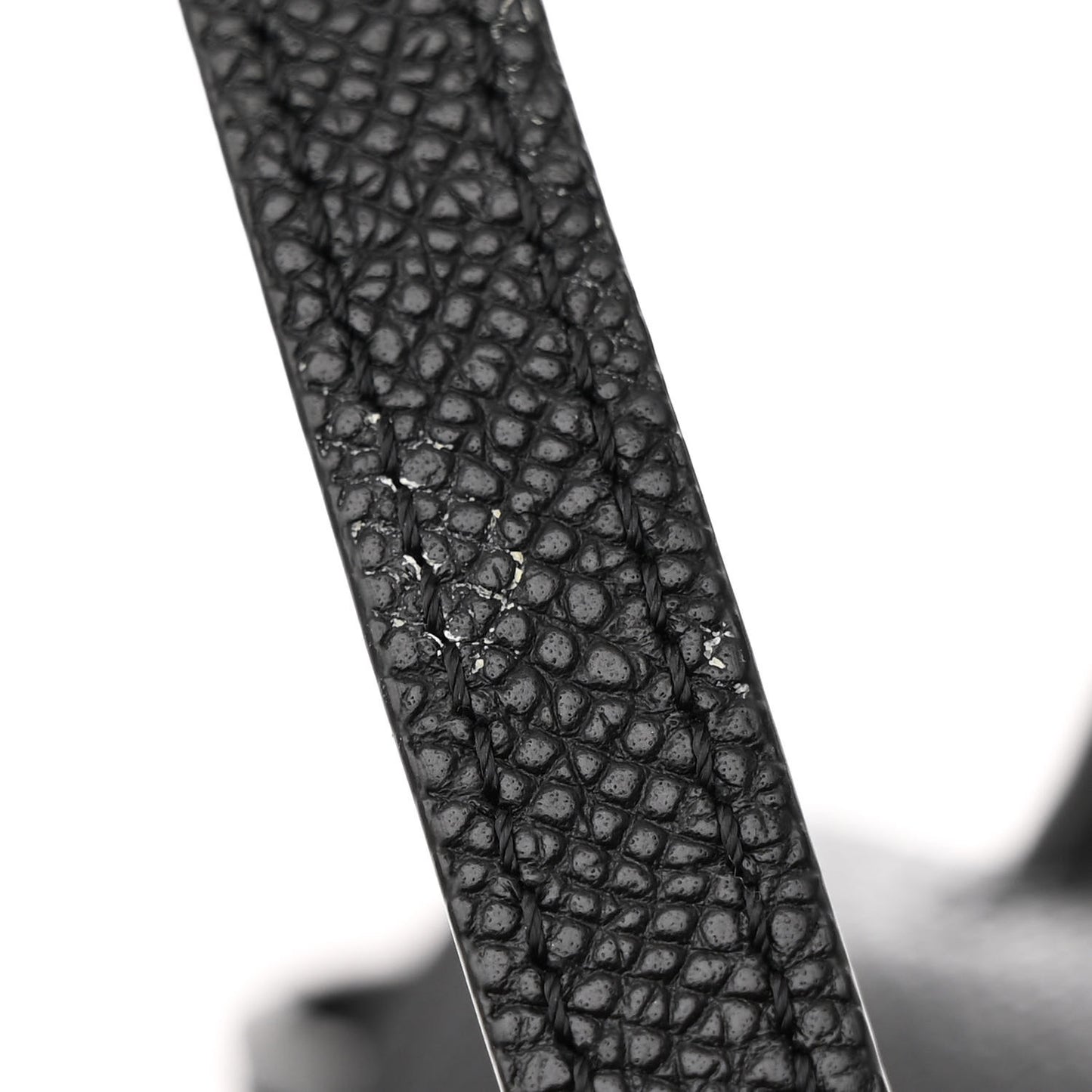 Grained Calfskin Nano Belt Bag Black