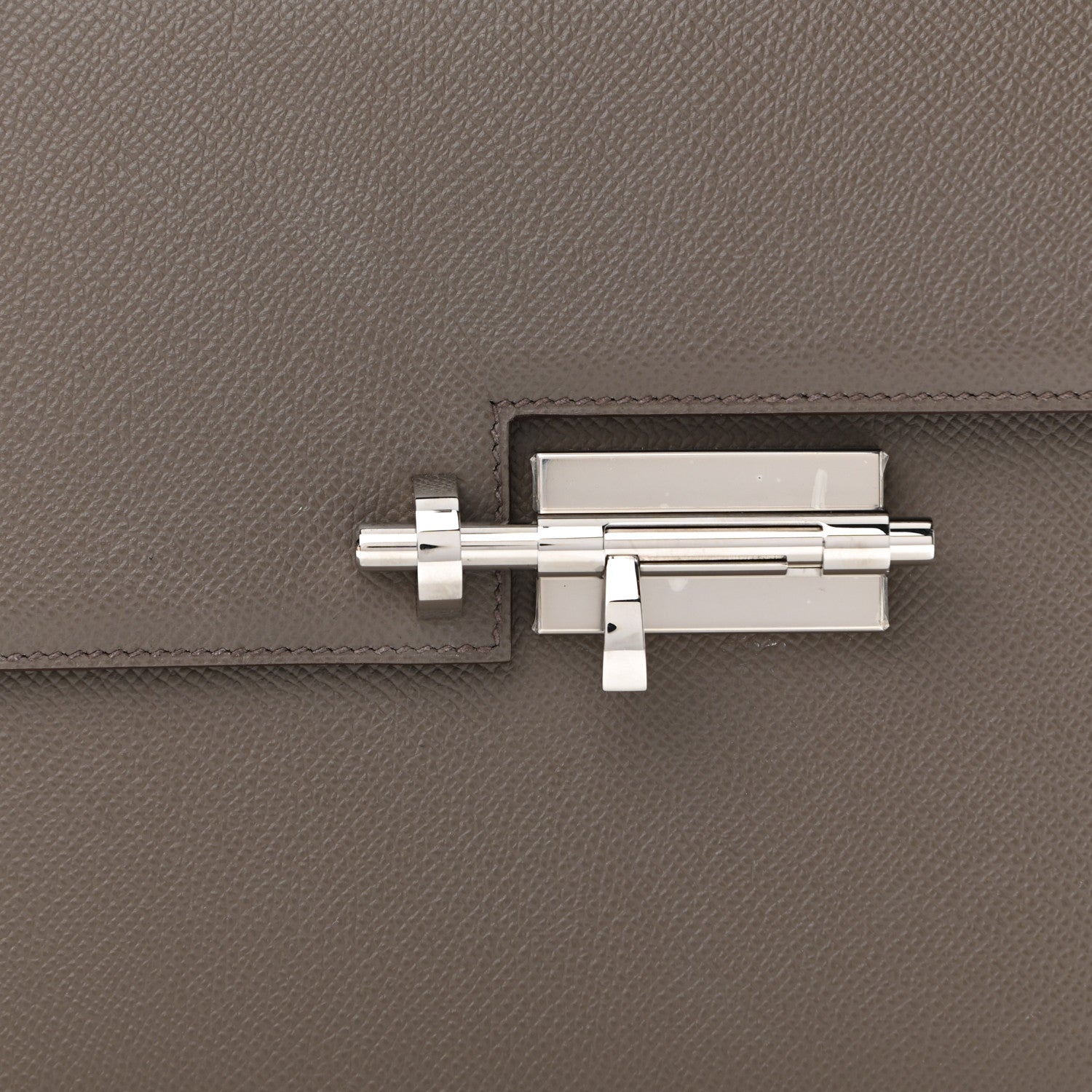 Hermes Epsom Verrou 21 Etain 9 of 11