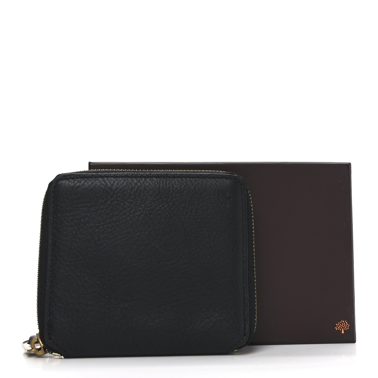 Mulberry Small Classic Grain Darwin Zip Around Wallet Black 7 of 7