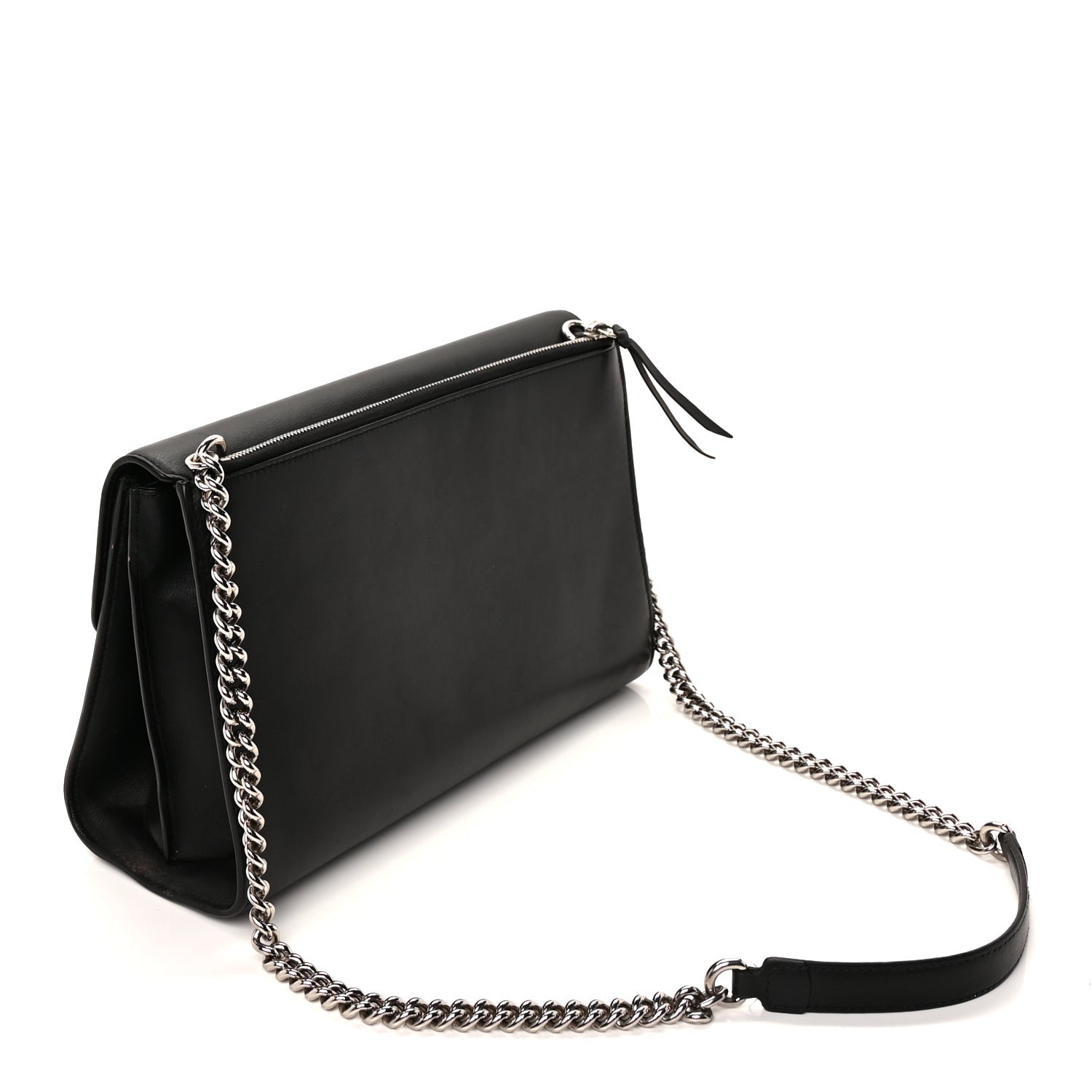 Gucci Moon Calfskin Medium Interlocking G Shoulder Bag  Black 2 of 8