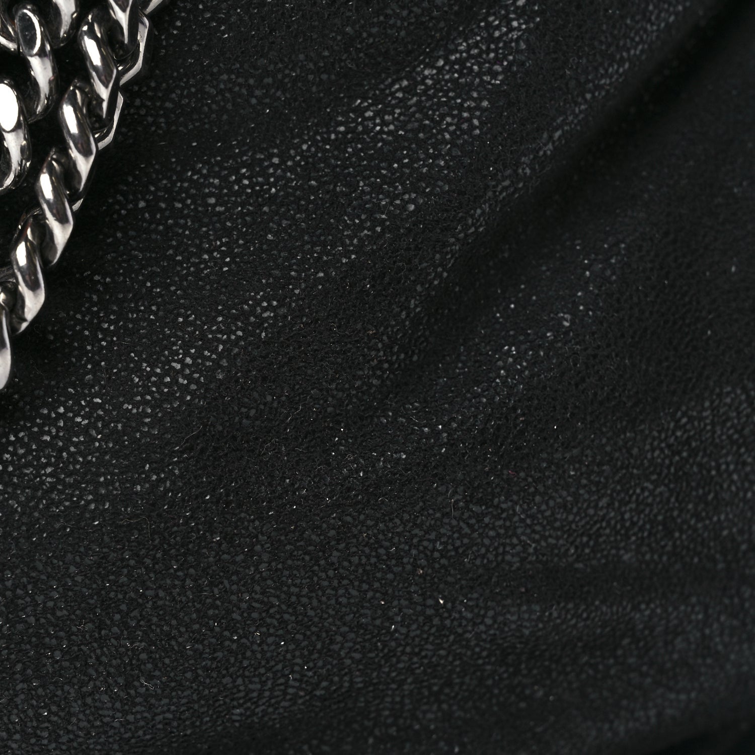Stella McCartney Shaggy Deer Small Falabella Fold Over Tote Black 7 of 10