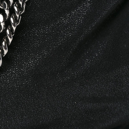 Stella McCartney Shaggy Deer Small Falabella Fold Over Tote Black 7 of 10