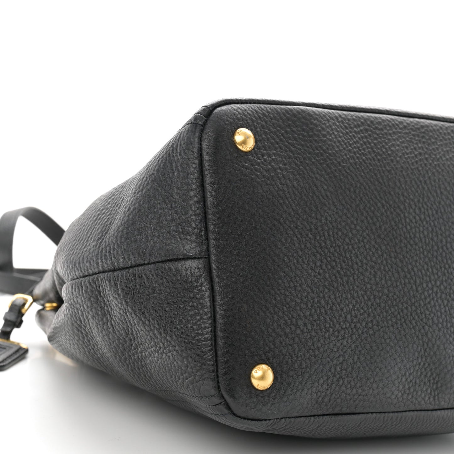 Vitello Daino Tote Black