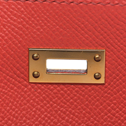 Hermes Epsom Kelly Sellier 25 Rose Jaipur 20 of 35