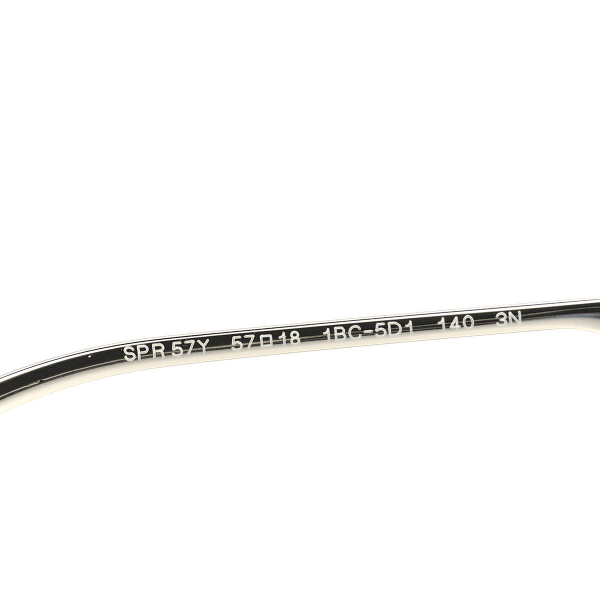 Prada Metal Symbole Triangle Logo Sunglasses SPR57Y Smoky Grey 5 of 7