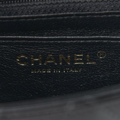 Chanel Patent Calfskin Quilted Mini Square Flap Black 6 of 9