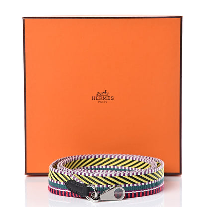 Hermes Toile Swift 25mm Sangle Cavale Shoulder Strap Multicolor Black 4 of 4