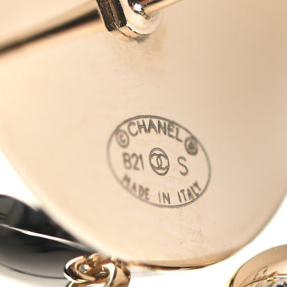 Chanel Metal CC Drop Earrings Gold 4 of 5