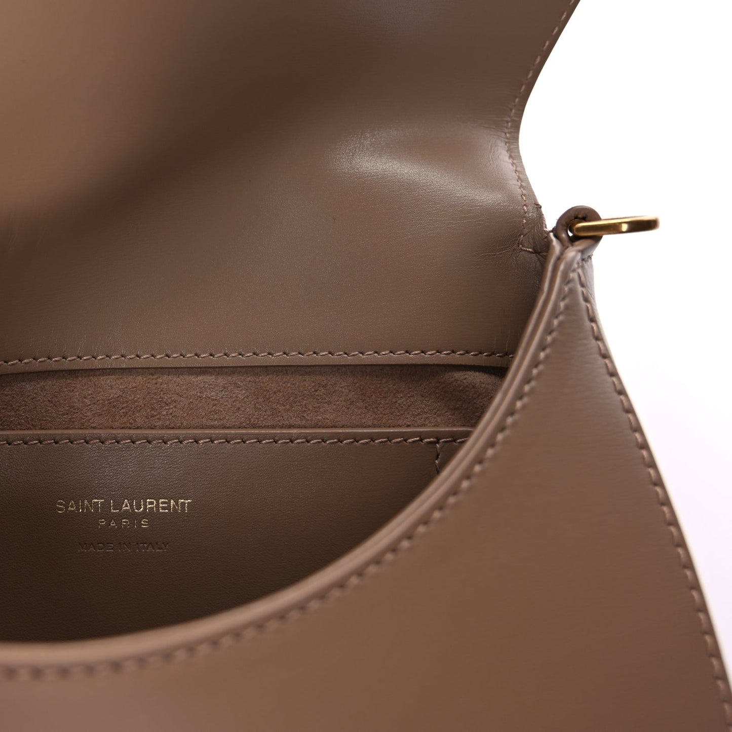 Box Calfskin Mini Voltaire Top Handle Bag  Dark Toffee