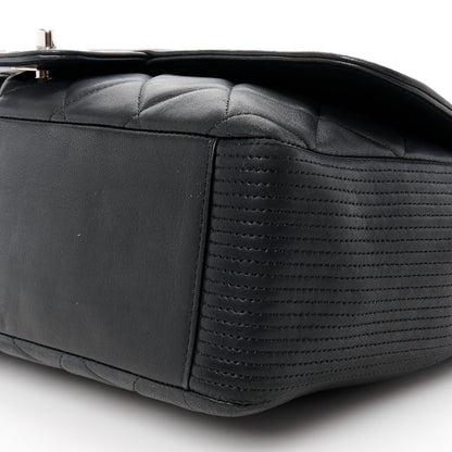 Chanel Lambskin Quilted Large Coco Rider Flap Black 11 of 11