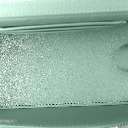 Chanel Lambskin Quilted Small Top Handle Vanity Case With Chain Light Green Light Green 5 of 10