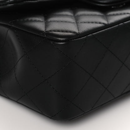 Chanel Lambskin Quilted Mini Rectangular Flap Black 9 of 11