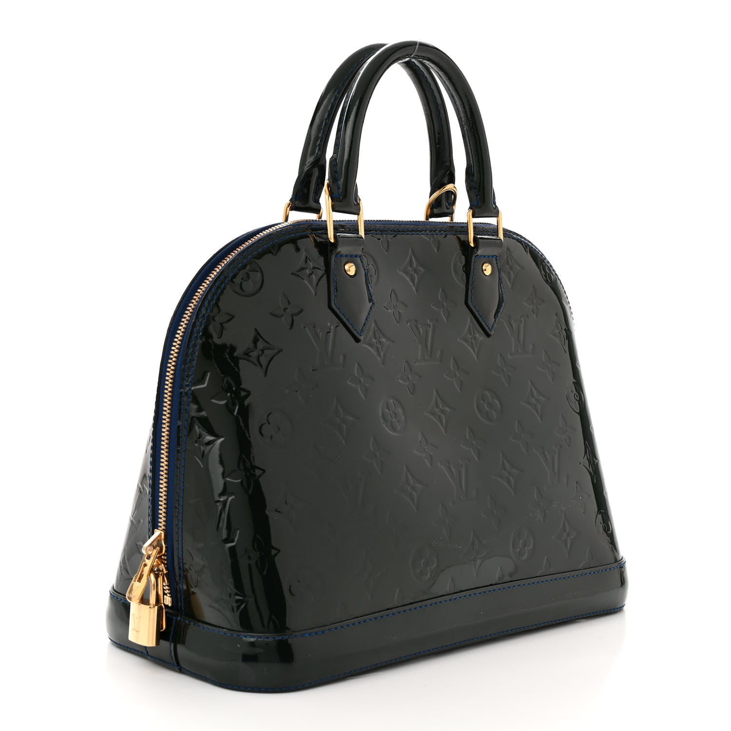 Louis Vuitton Vernis Alma PM Blue Infini 2 of 9