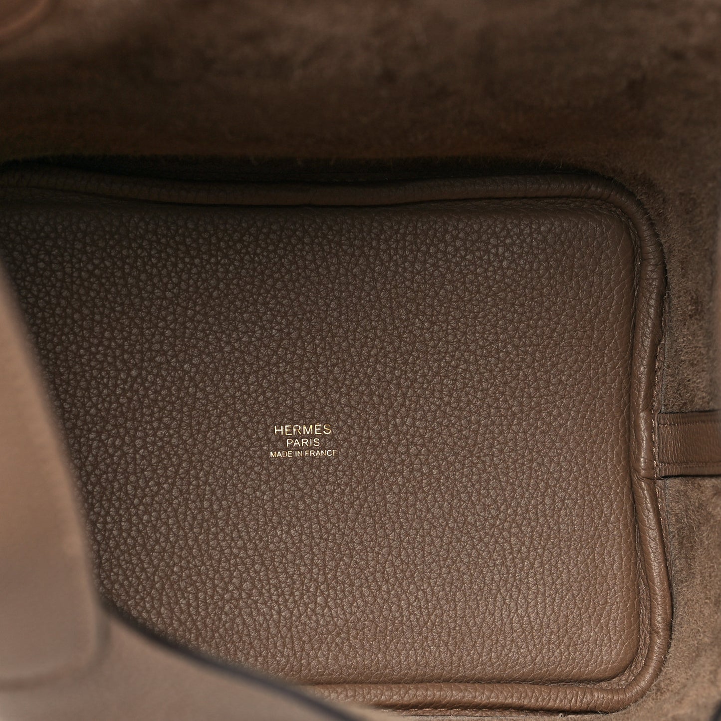 Taurillon Maurice Picotin Lock 18 PM Beige De Weimar