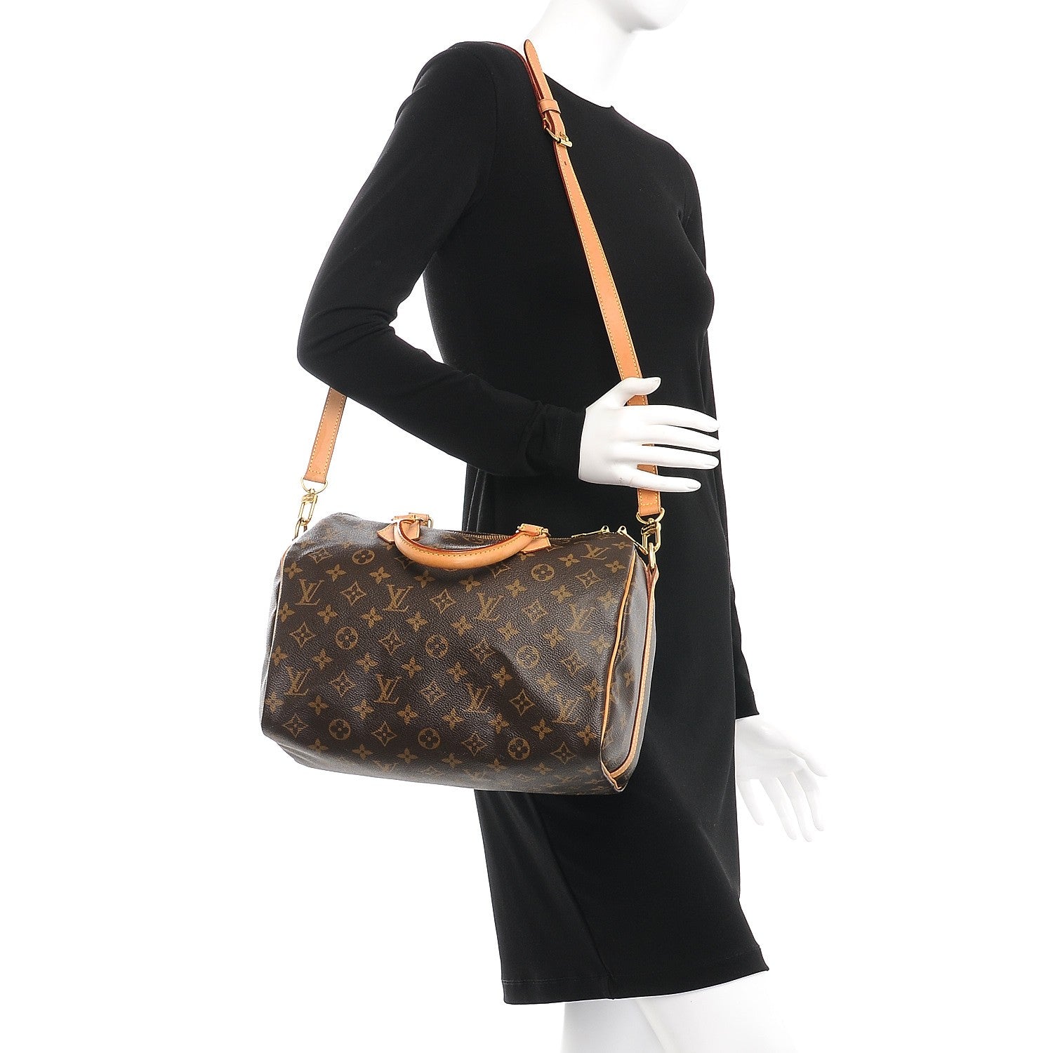 Louis Vuitton Monogram Speedy Bandouliere 30 2 of 12