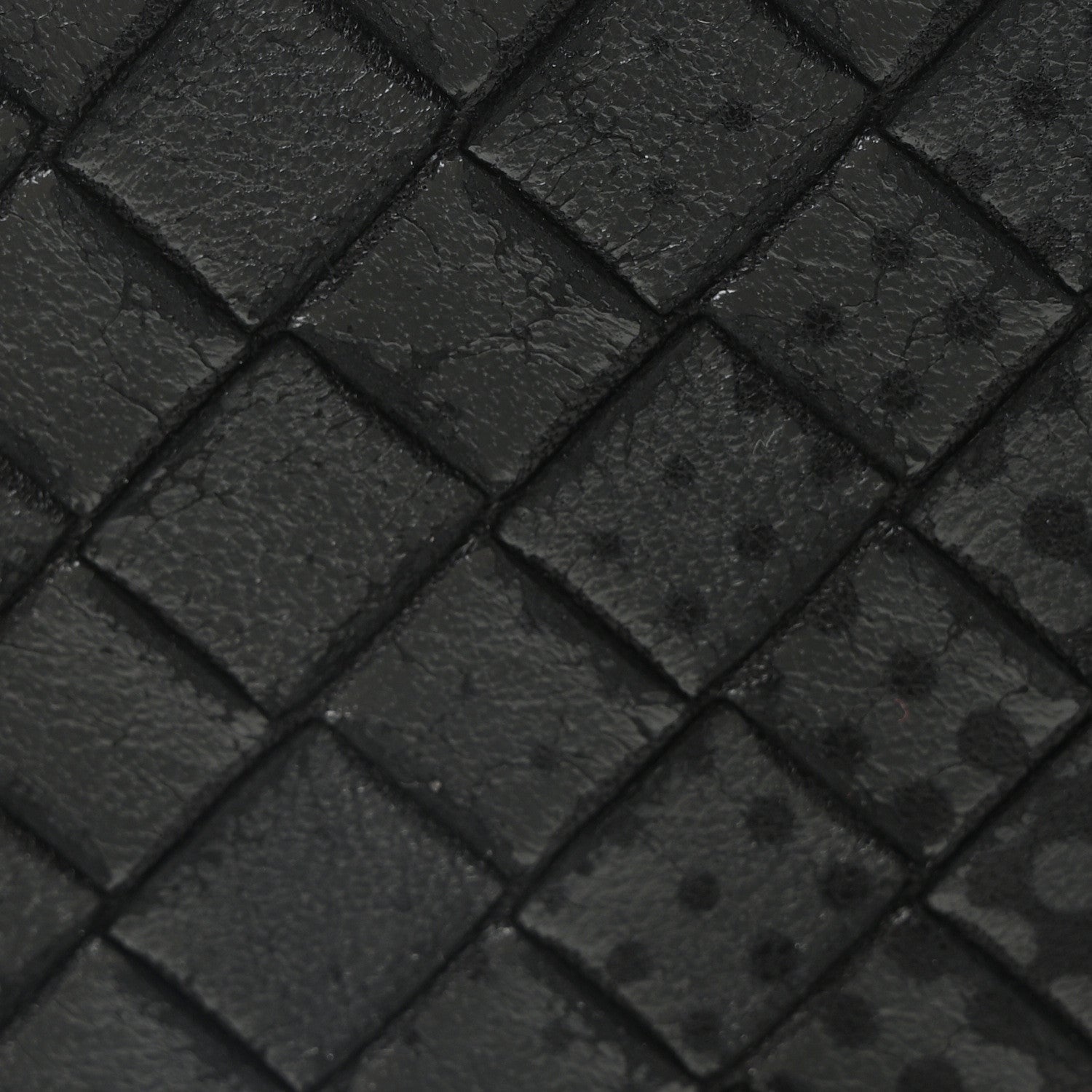 Bottega Veneta Nappa Intrecciato Dot Zip Around Wallet Black Grey 7 of 7