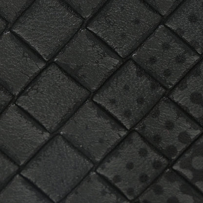 Bottega Veneta Nappa Intrecciato Dot Zip Around Wallet Black Grey 7 of 7