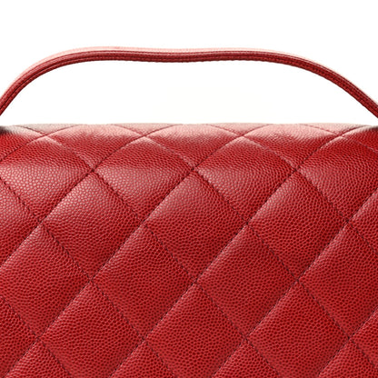 Chanel Caviar Quilted Large Business Affinity Flap  Red 7 of 9