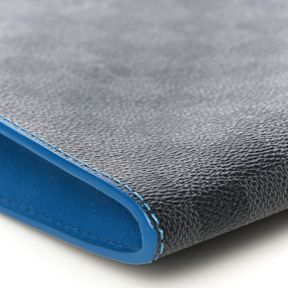 Louis Vuitton Damier Graphite Pochette Jour GM Bleu 9 of 11