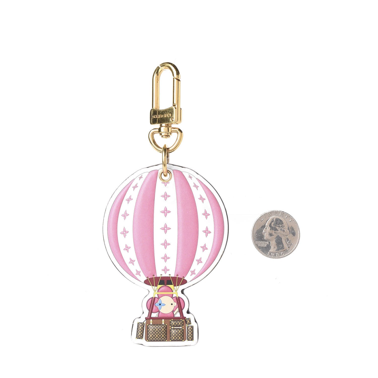 Louis Vuitton Monogram 2019 Christmas Animation Shanghai Bag Charm Key Ring 2 of 4