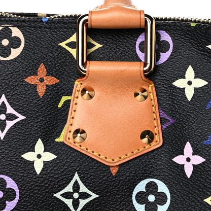 Louis Vuitton Monogram Multicolor Speedy 30 Black 27 of 29