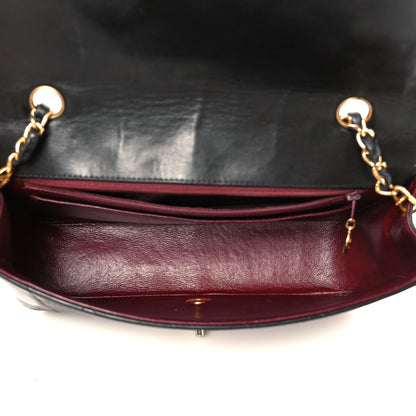 Chanel Lambskin Quilted Medium Single Flap Black 5 of 12