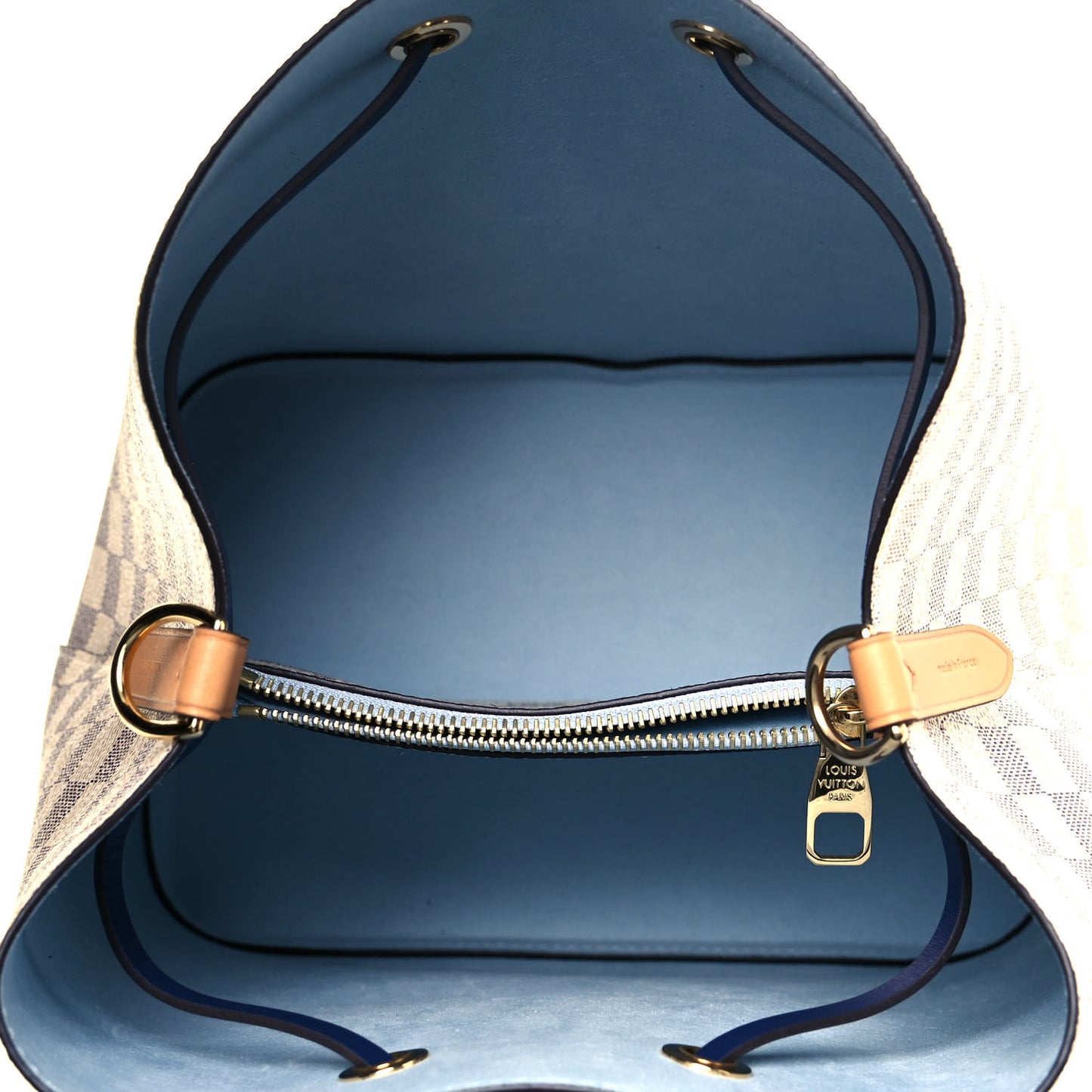 Damier Azur Braided Neonoe MM Blue