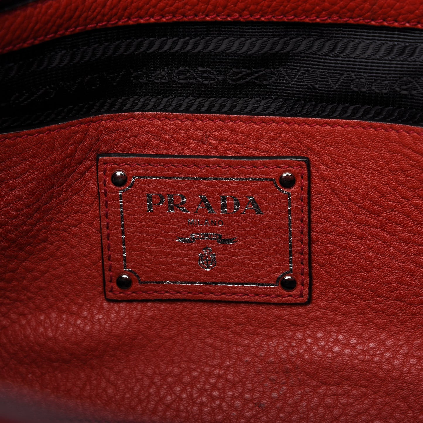 Vitello Daino Tote Rosso