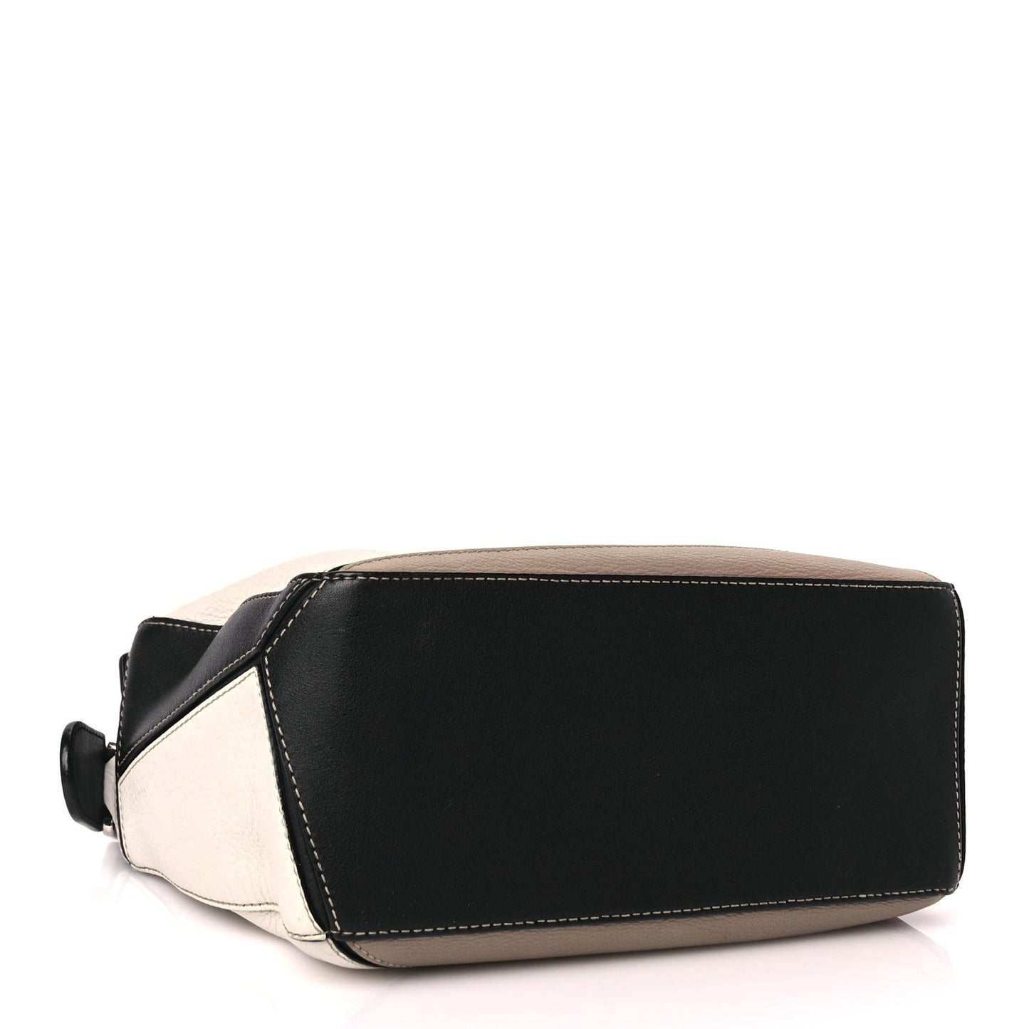 Calfskin Small Puzzle Bag Taupe Black