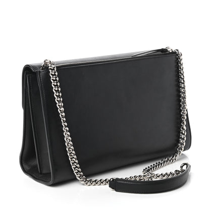 Gucci Moon Calfskin Medium Interlocking G Shoulder Bag Black 3 of 12